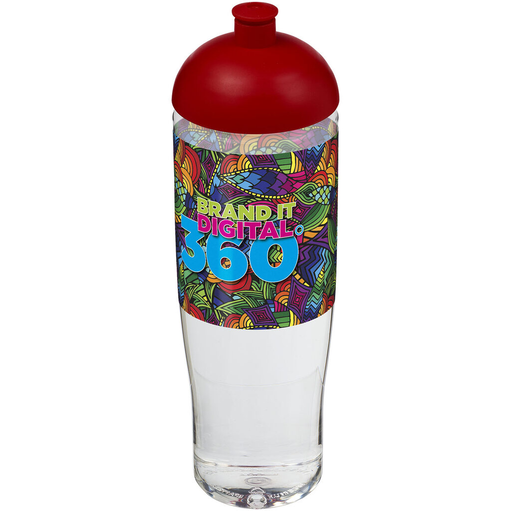 Пляшка спортивна H2O Tempo прозорий, червоний - 21004203- Фото №2