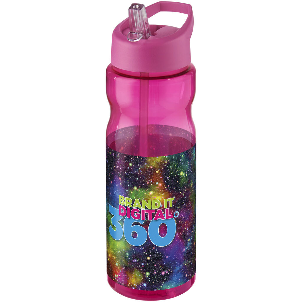 Спортивна бутилка H2O Base® об'ємом 650 мл з кришкою-носиком фуксія - 21004941- Фото №2