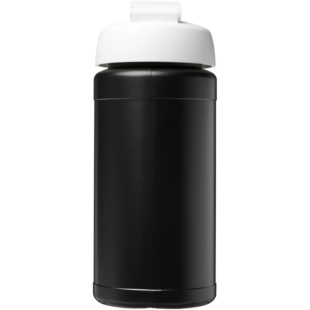 Пляшка спортивна Baseline Plus суцільний чорний, білий - 21006812- Фото №4