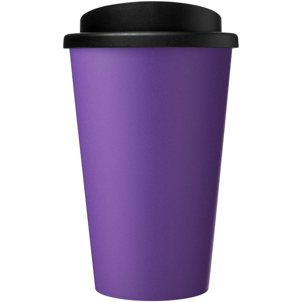 Термокружка Recycled Americano® объемом 350 мл пурпурный, сплошной черный - 21069137- Фото №3