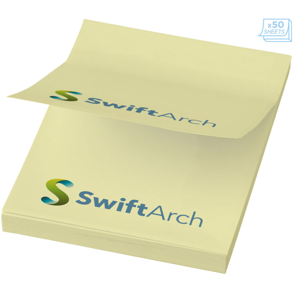 Бумага для заметок Sticky-Mate 52х75 светло-желтый - 21092021- Фото №1