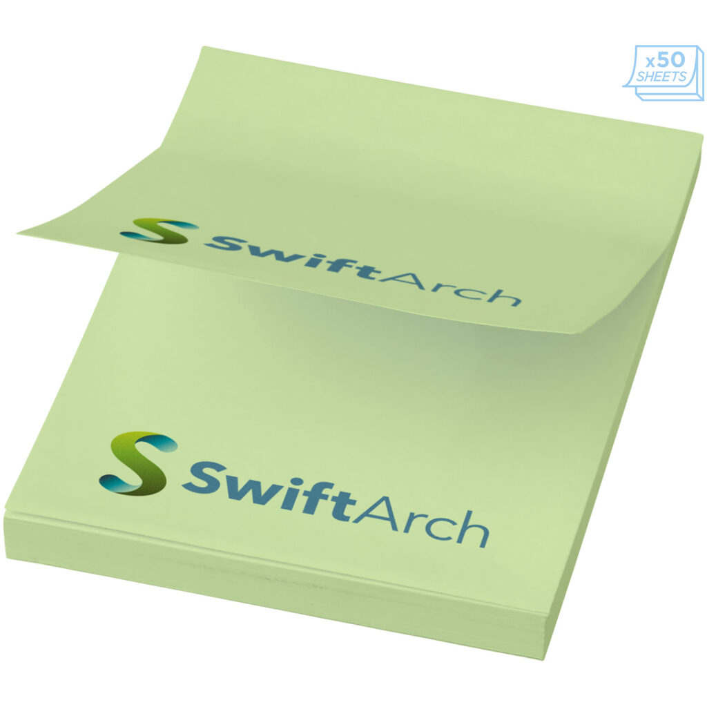 Бумага для заметок Sticky-Mate 50х75 м'ятний - 21092032- Фото №1