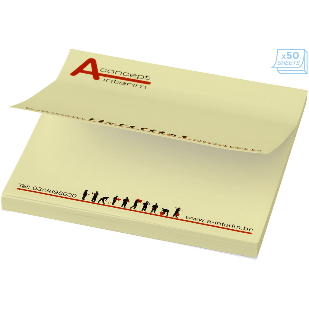 Бумага для заметок Sticky-Mate 75x75 светло-желтый - 21093021- Фото №1