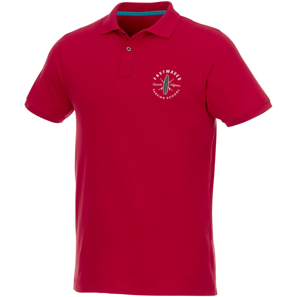 Поло мужское Beryl с коротким рукавом красный  размер M - 37502252- Фото №2