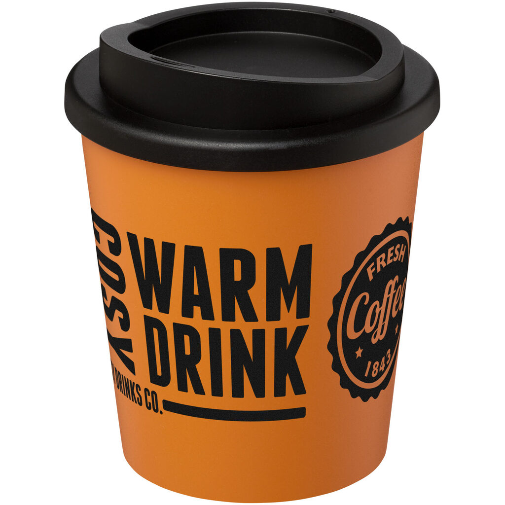 Термокружка Americano Espresso оранжевый, сплошной черный - 21009222- Фото №2