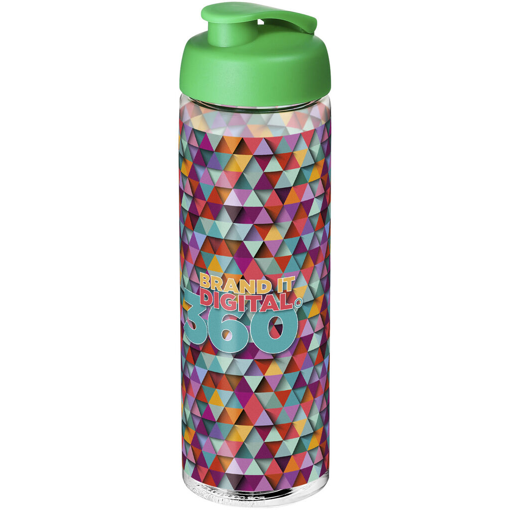 Пляшка спортивна H2O Vibe прозорий, зелений - 21009406- Фото №2