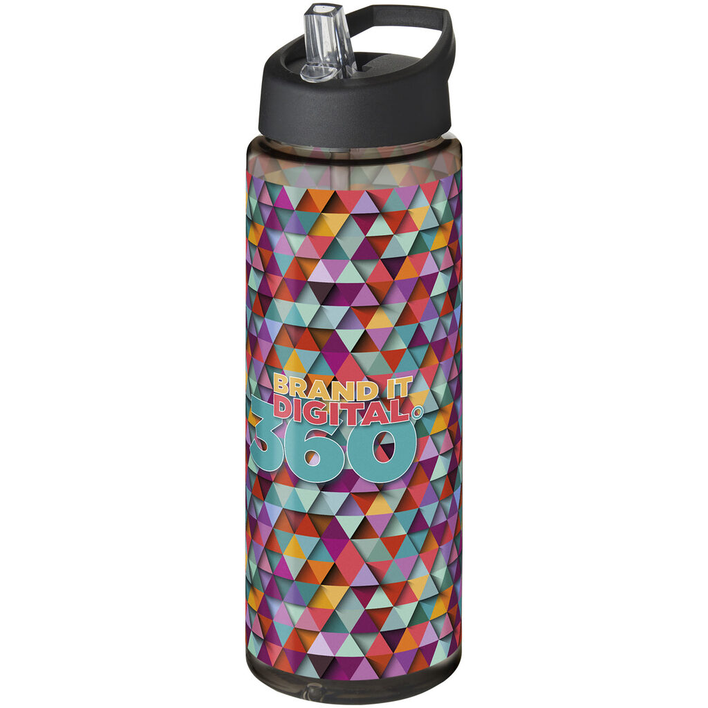 Пляшка спортивна H2O Vibe шоколадний - 21009602- Фото №2
