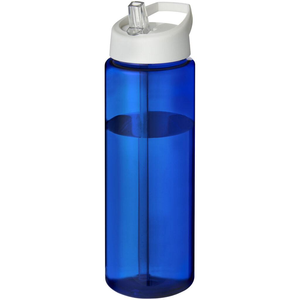 Бутылка спортивная H2O Vibe cиний, белый - 21009605- Фото №1