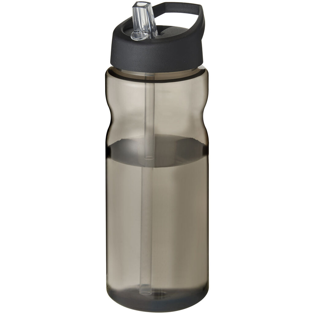 Бутылка спортивная H2O Eco угольный, сплошной черный - 21009900- Фото №1