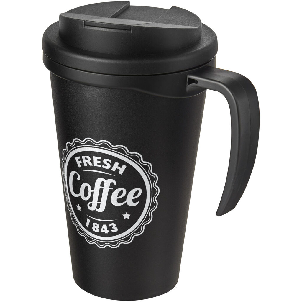 Кружка Americano Grande чорний глянсовий, суцільний чорний - 21042100- Фото №2