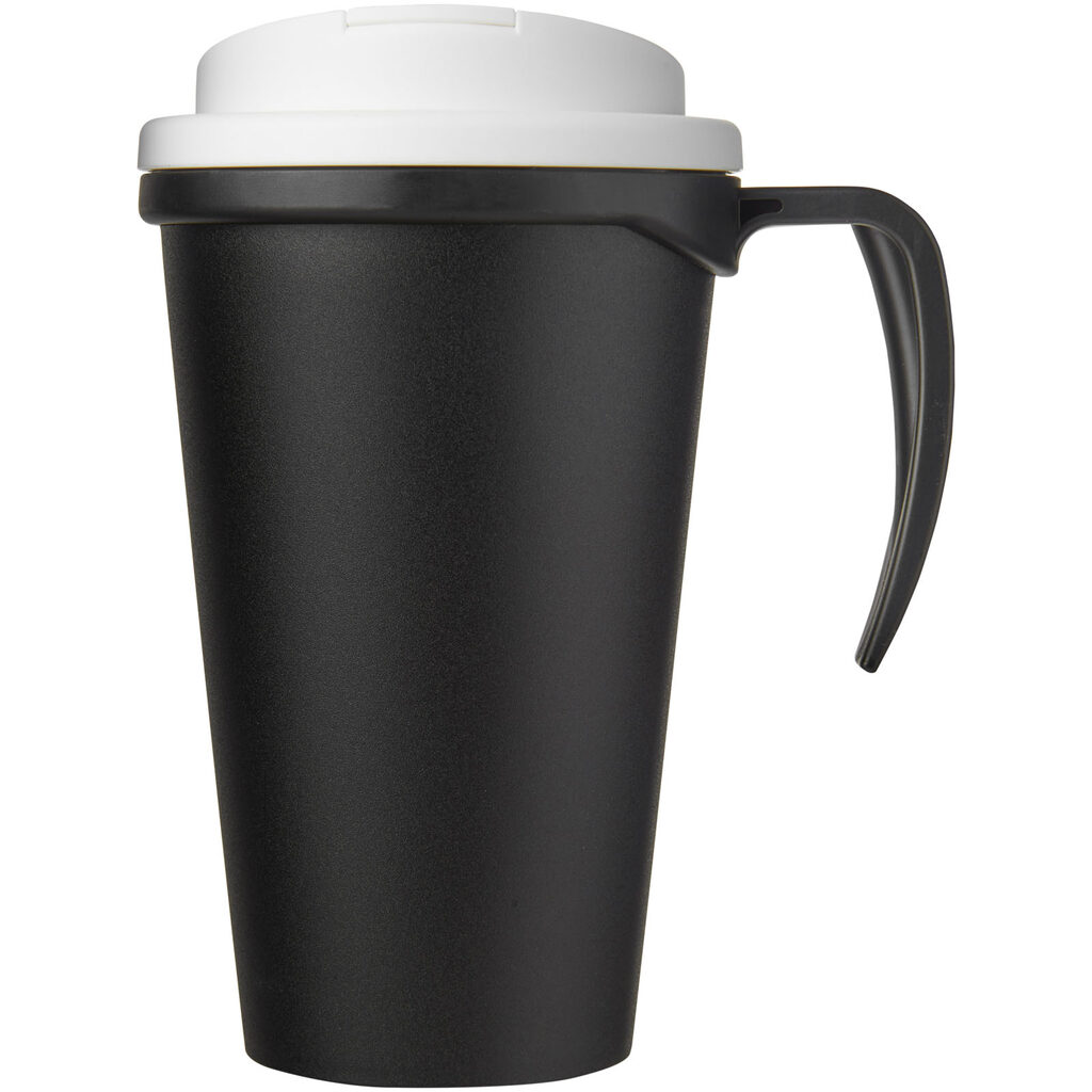 Кружка Americano Grande суцільний чорний, білий - 21042101- Фото №4