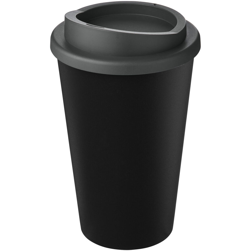 Термокружка Americano Eco суцільний чорний, сірий - 21042211- Фото №1