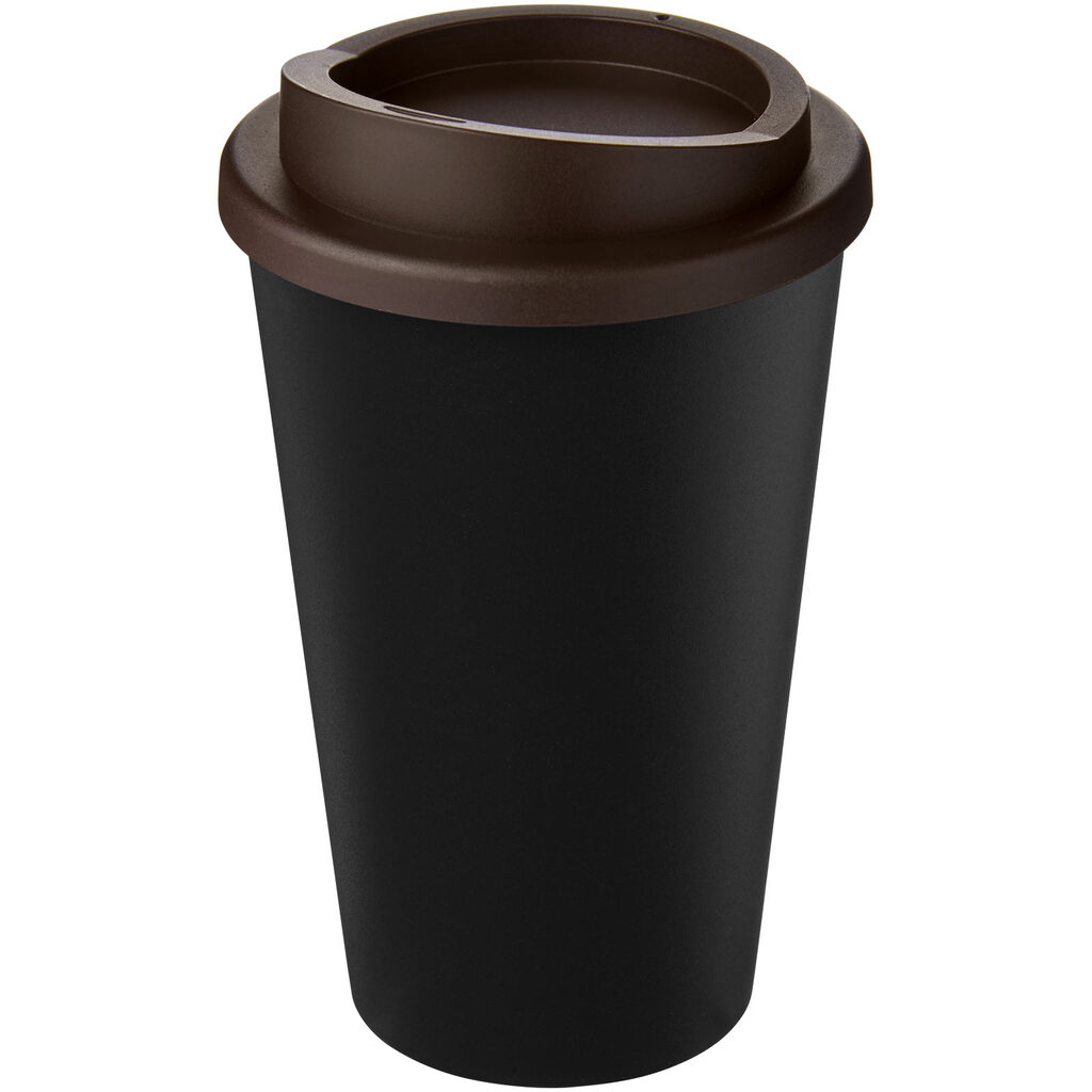 Термокружка Americano Eco суцільний чорний, коричневий - 21042212- Фото №1
