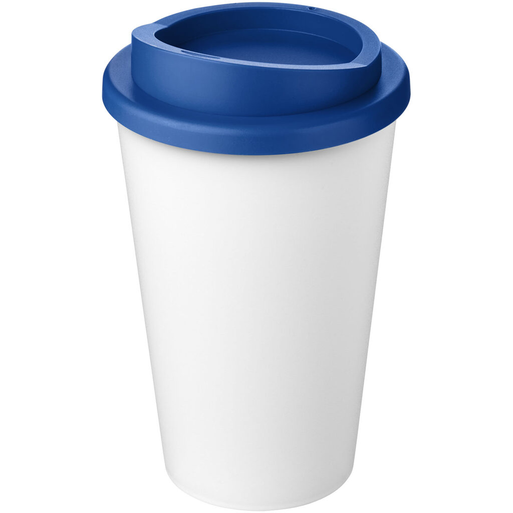 Термокружка Americano Eco білий, середній синій - 21042220- Фото №1