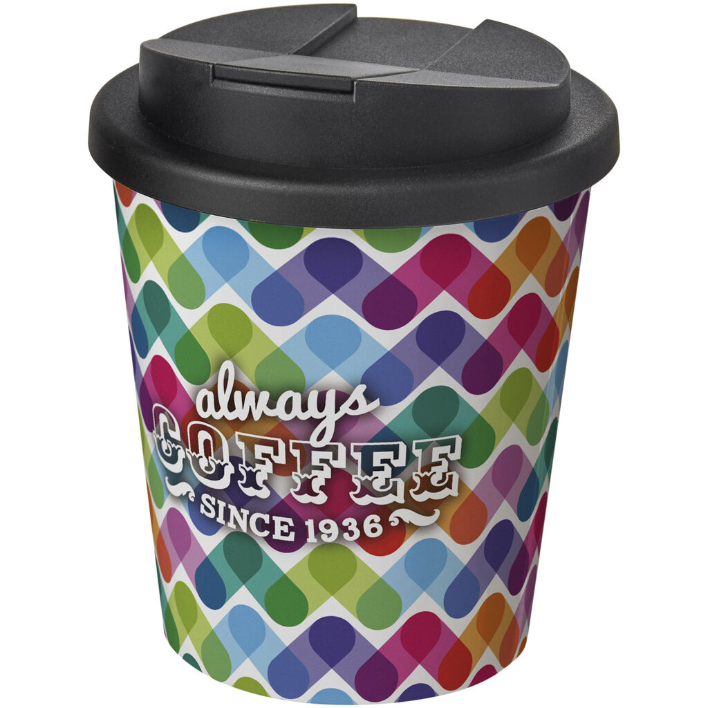 Стакан Brite-Americano Espresso білий, суцільний чорний - 21069800- Фото №1