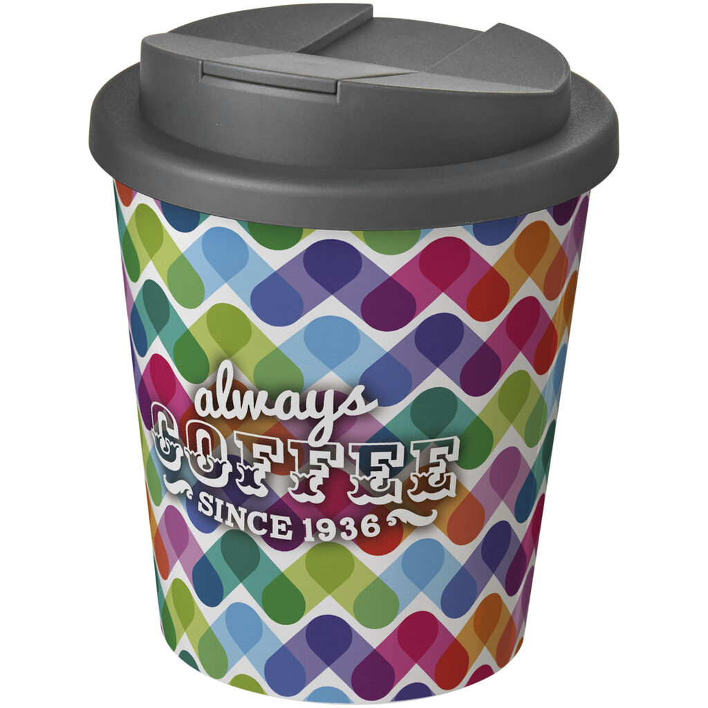 Стакан Brite-Americano Espresso білий сірий - 21069813- Фото №1