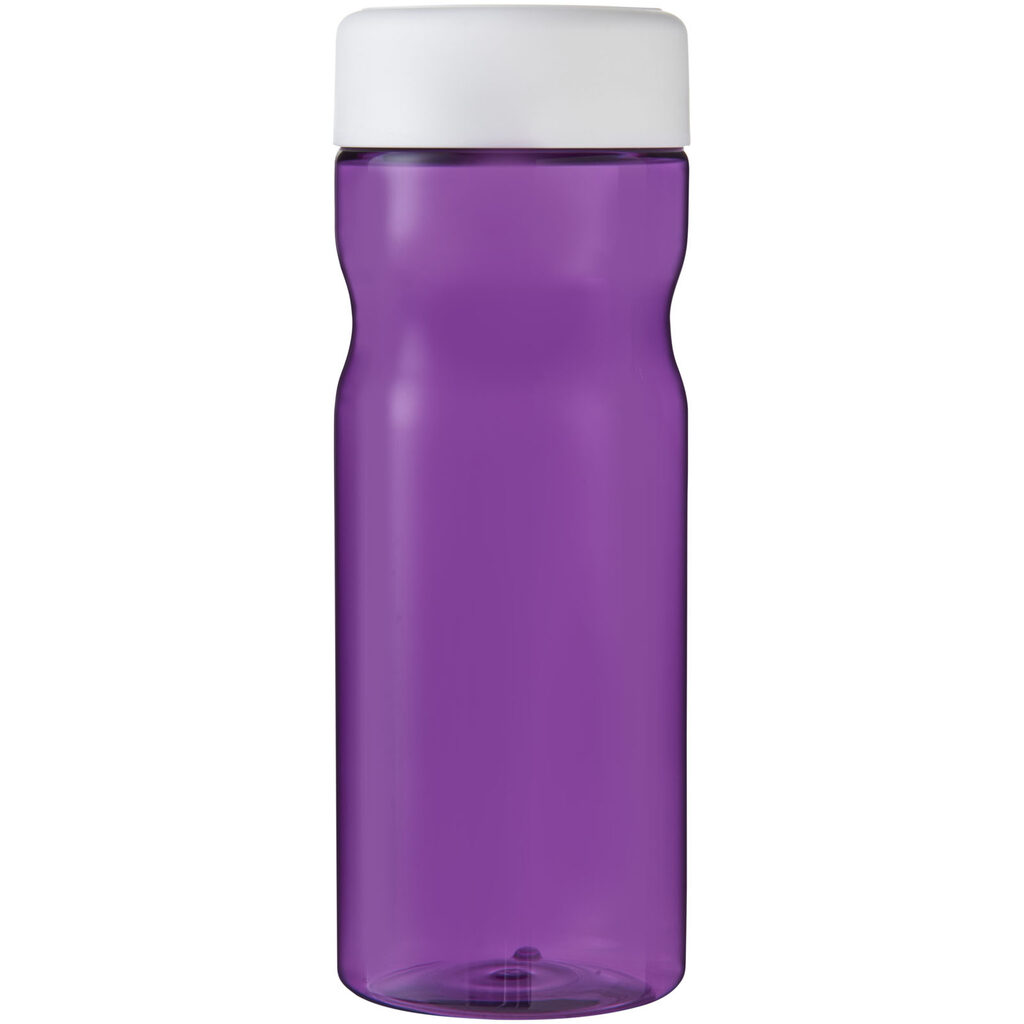 Пляшка з кришкою для води, що загвинчується H2O Eco Base 650 ml пурпуровий, білий - 21043509- Фото №4