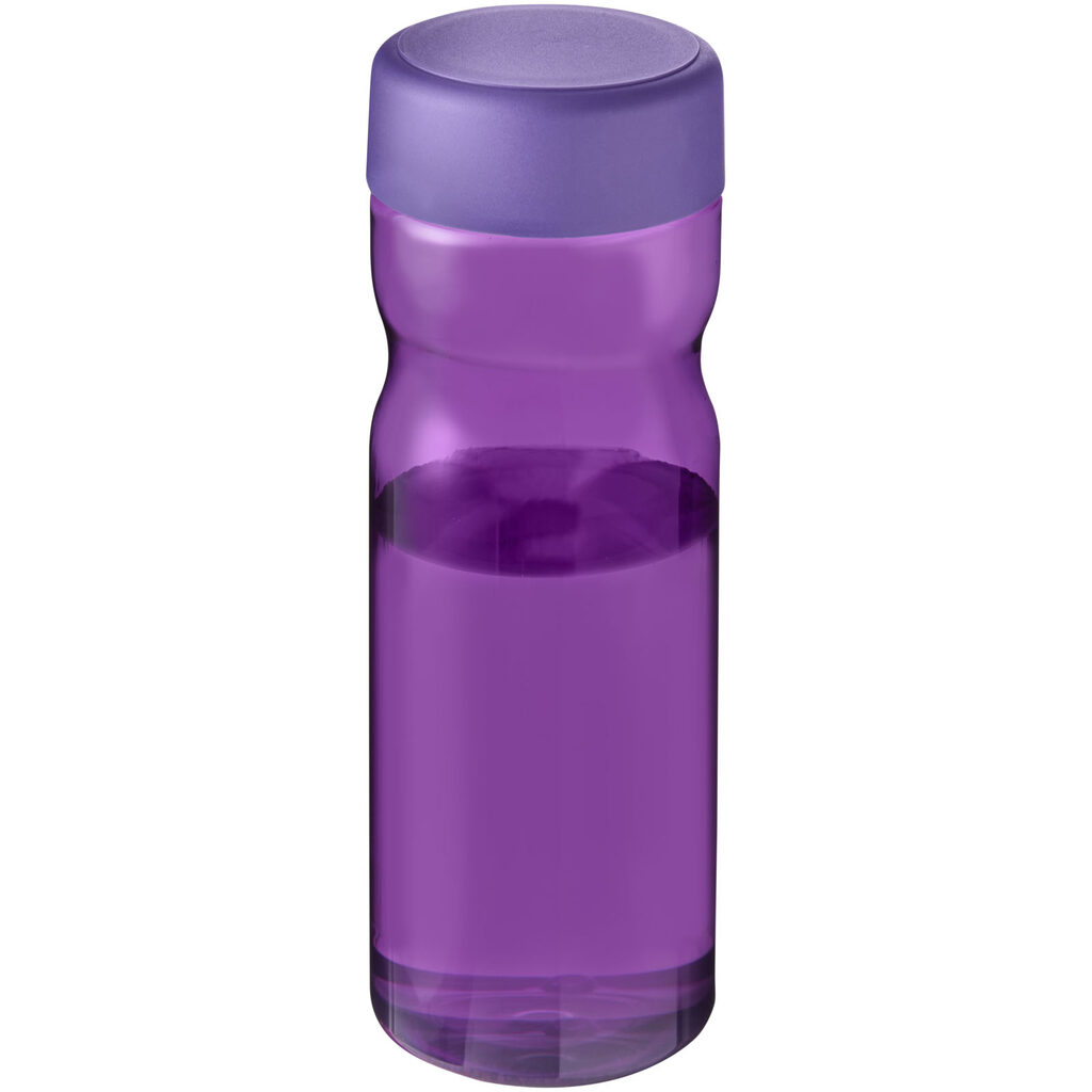 Пляшка з кришкою для води, що загвинчується H2O Eco Base 650 ml пурпурний, пурпурний - 21043510- Фото №1