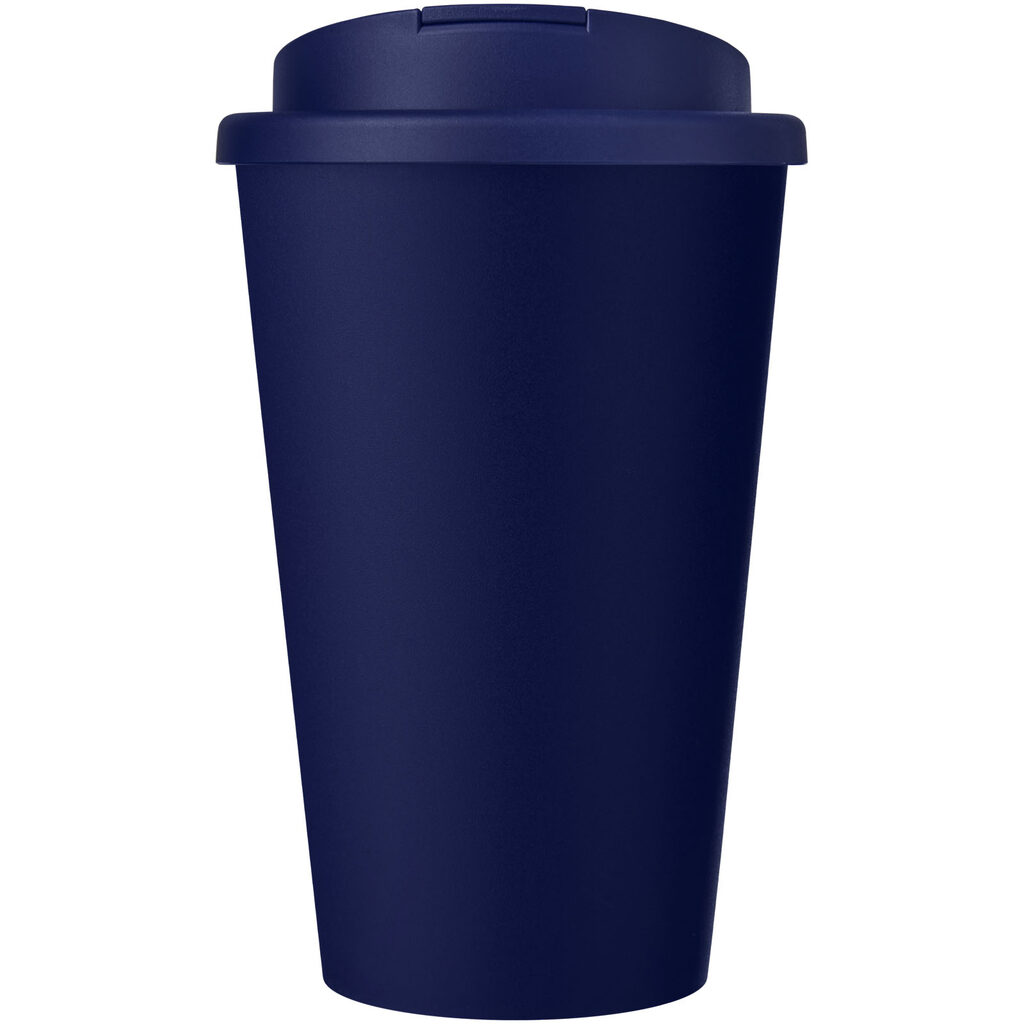 Кружка с герметичной крышкой Americano® Eco из переработанного материала объемом 350 мл cиний - 21042505- Фото №3