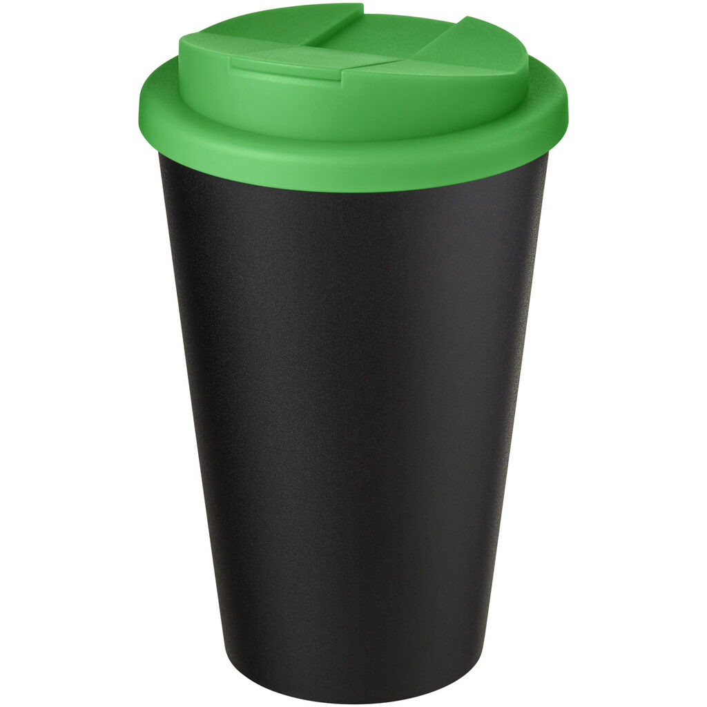 Кружка Americano Eco зелений, суцільний чорний - 21042561- Фото №1