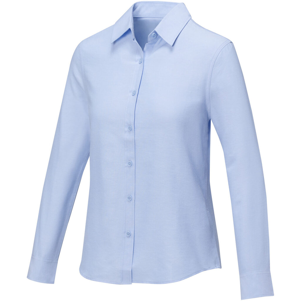 Сорочка жіноча з довгими рукавами Pollux світло-синій  розмір L - 38179503- Фото №1