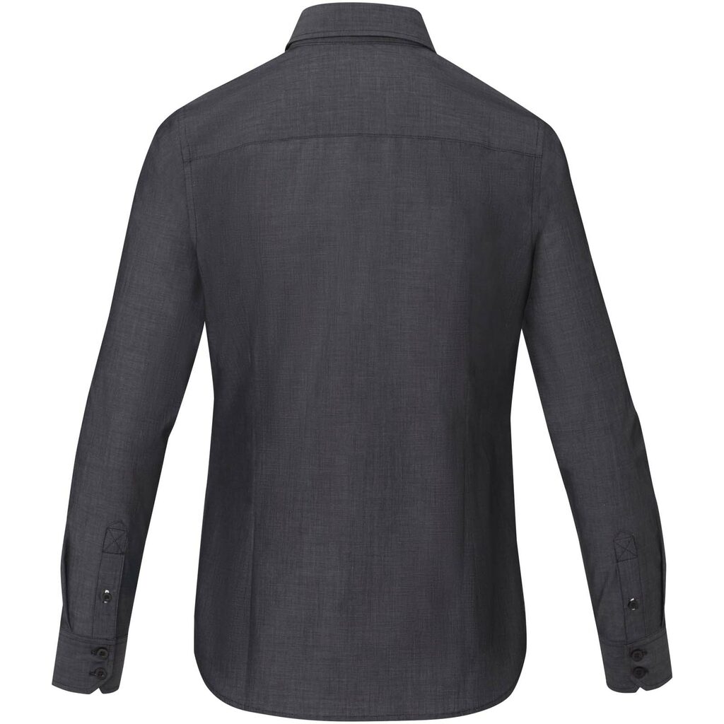 Cuprite Женская футболка с длинным рукавом, изготовленная из натуральных материалов, которые отвечают стандарту GOTS сплошной черный  размер L - 37525903- Фото №5
