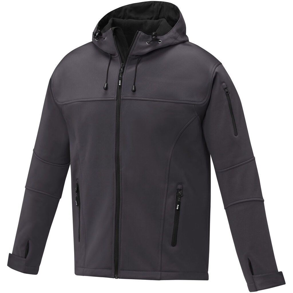 Match Чоловіча куртка софтшел сірий  розмір XXL - 38327825- Фото №1