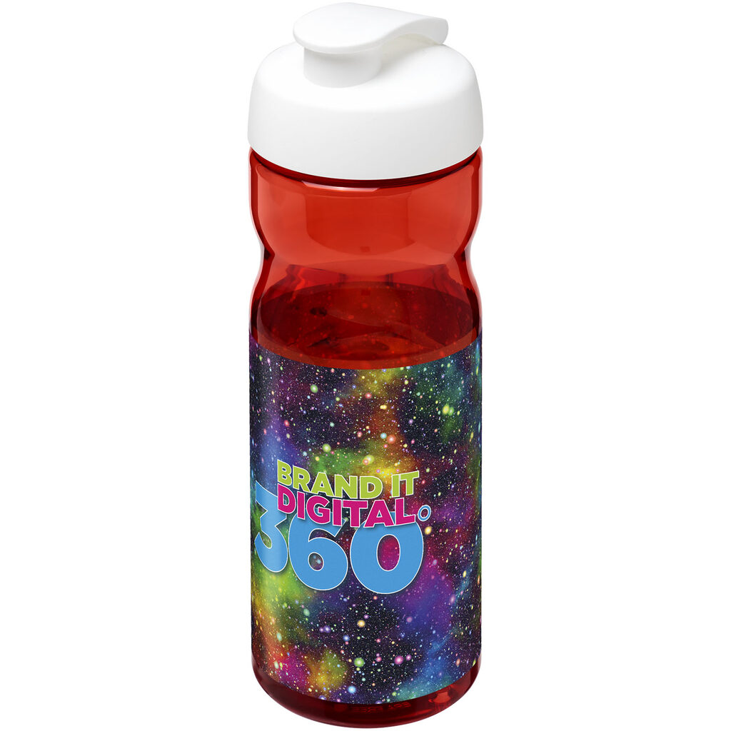Бутылка спортивная H2O Active Base Tritan красный, белый - 21043607- Фото №2