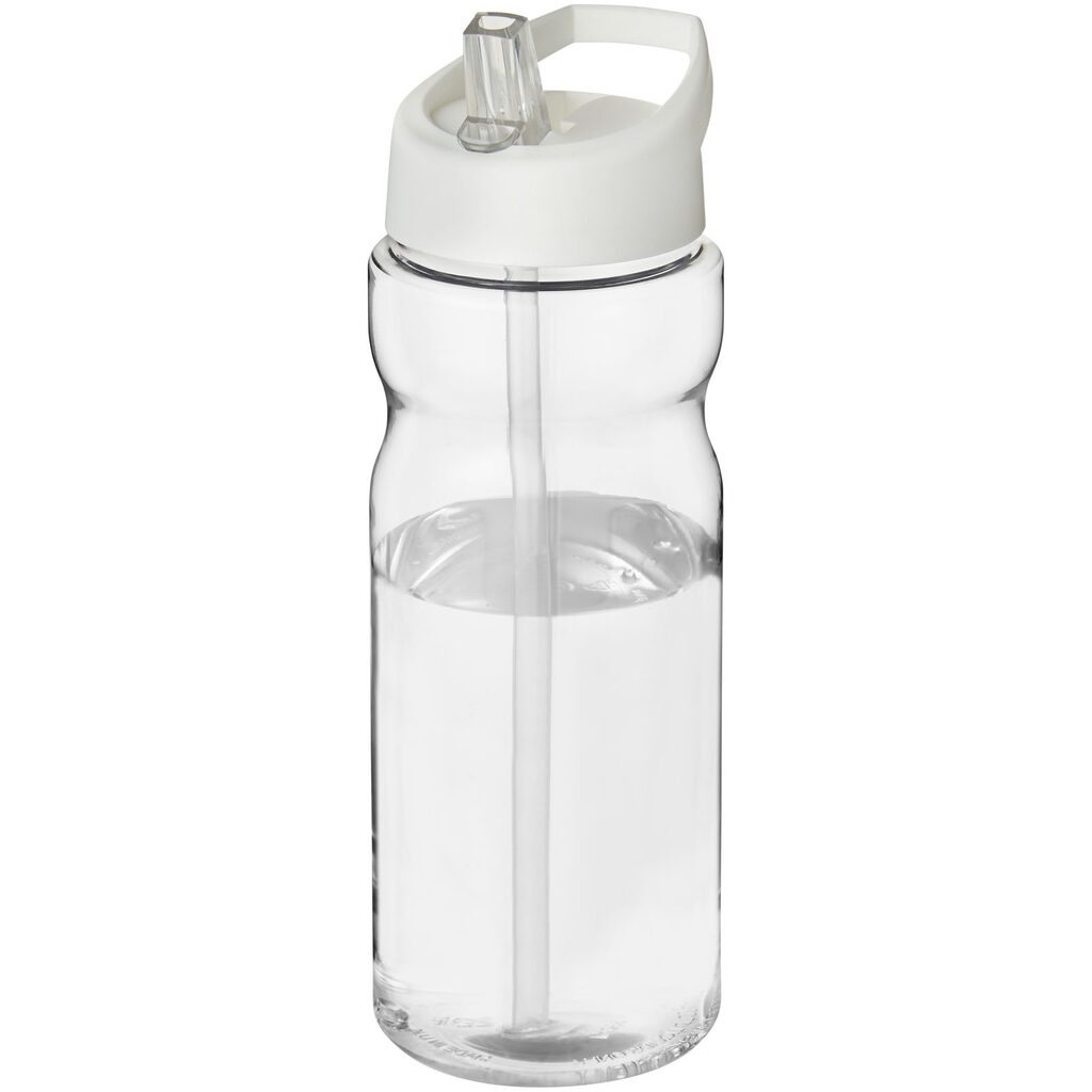 Бутылка спортивная H2O Active Base Tritan прозрачный, белый - 21043707- Фото №1
