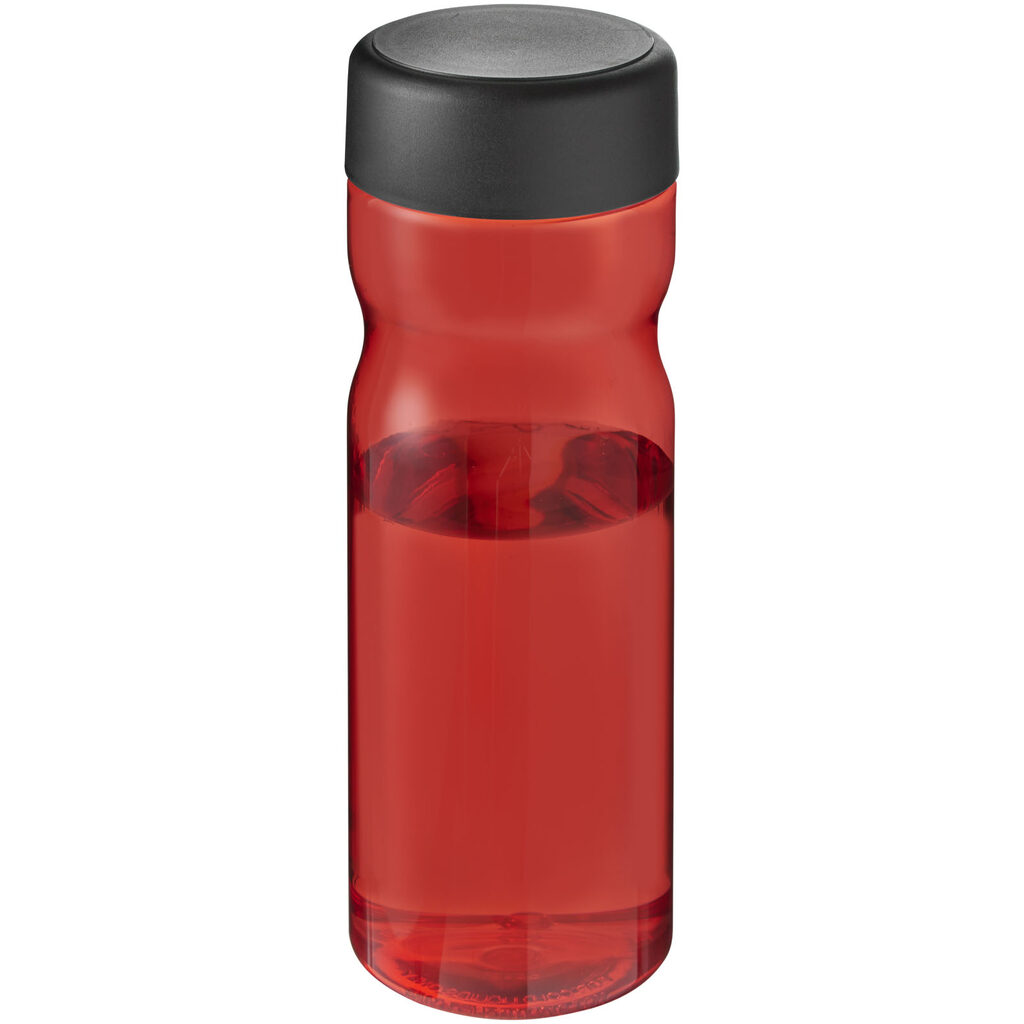 Бутылка спортивная H2O Active Base Tritan красный, сплошной черный - 21043803- Фото №1