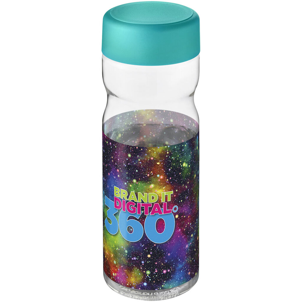 Бутылка спортивная H2O Active Base Tritan прозрачный, цвет морской волны - 21043812- Фото №2
