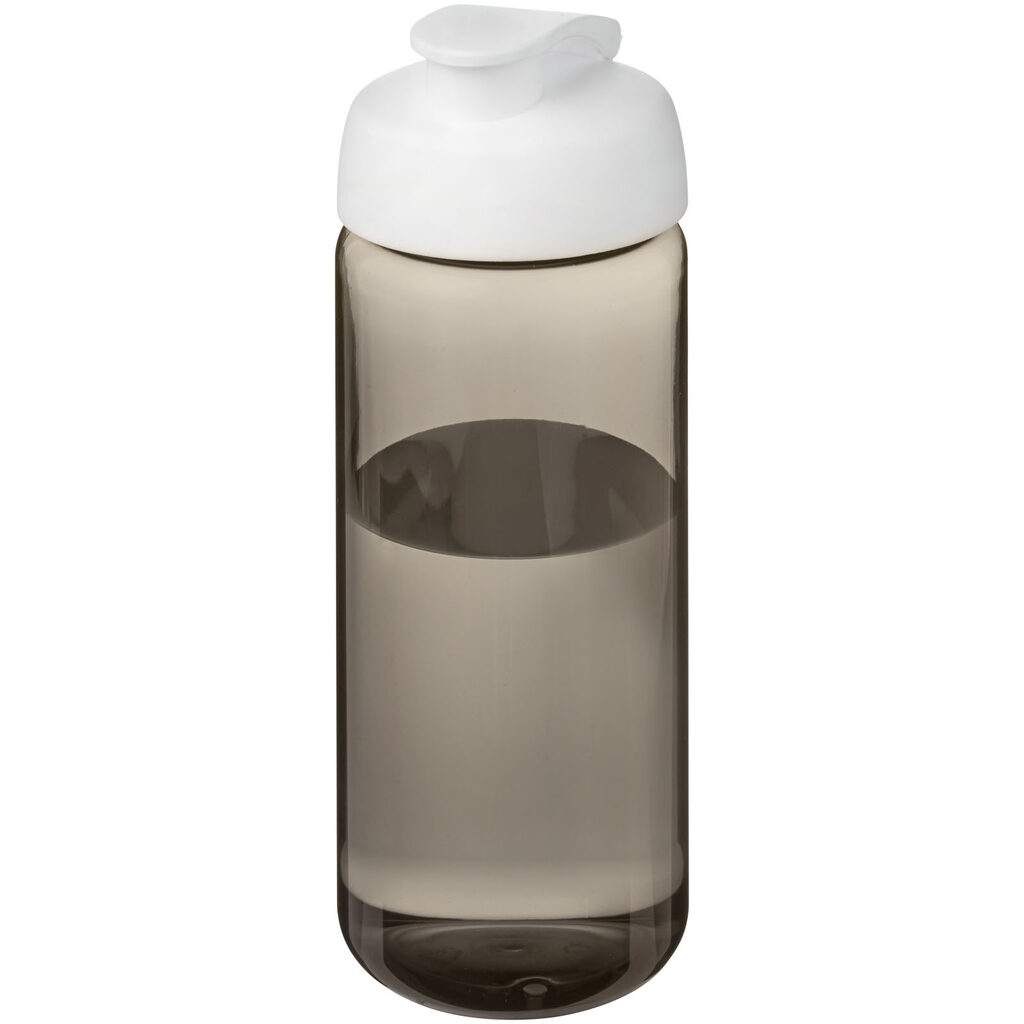 Пляшка спортивна H2O Active Octave Tritan темно-сірий, білий - 21044505- Фото №1