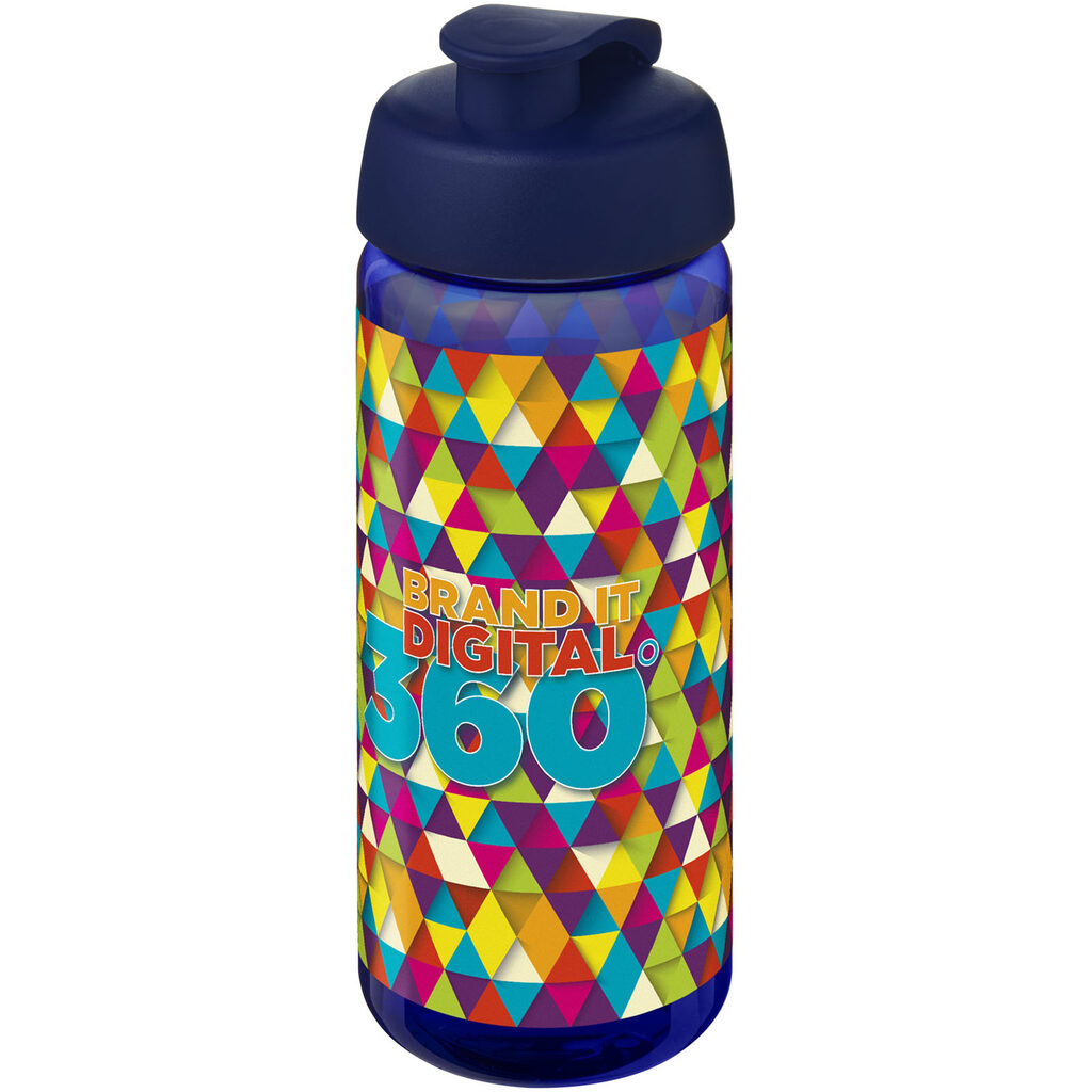 Бутылка спортивная H2O Active Octave Tritan cиний - 21044508- Фото №2