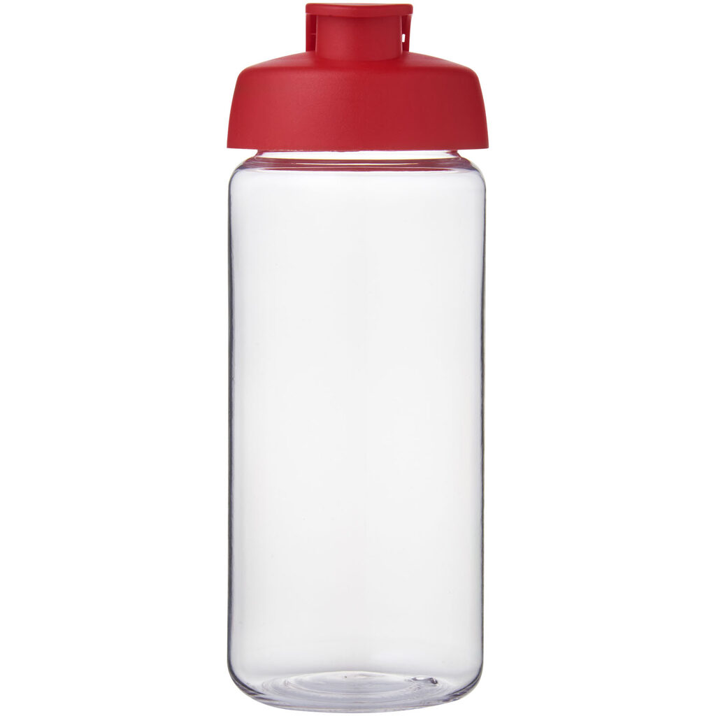 Пляшка спортивна H2O Active Octave Tritan прозорий, червоний - 21044518- Фото №3