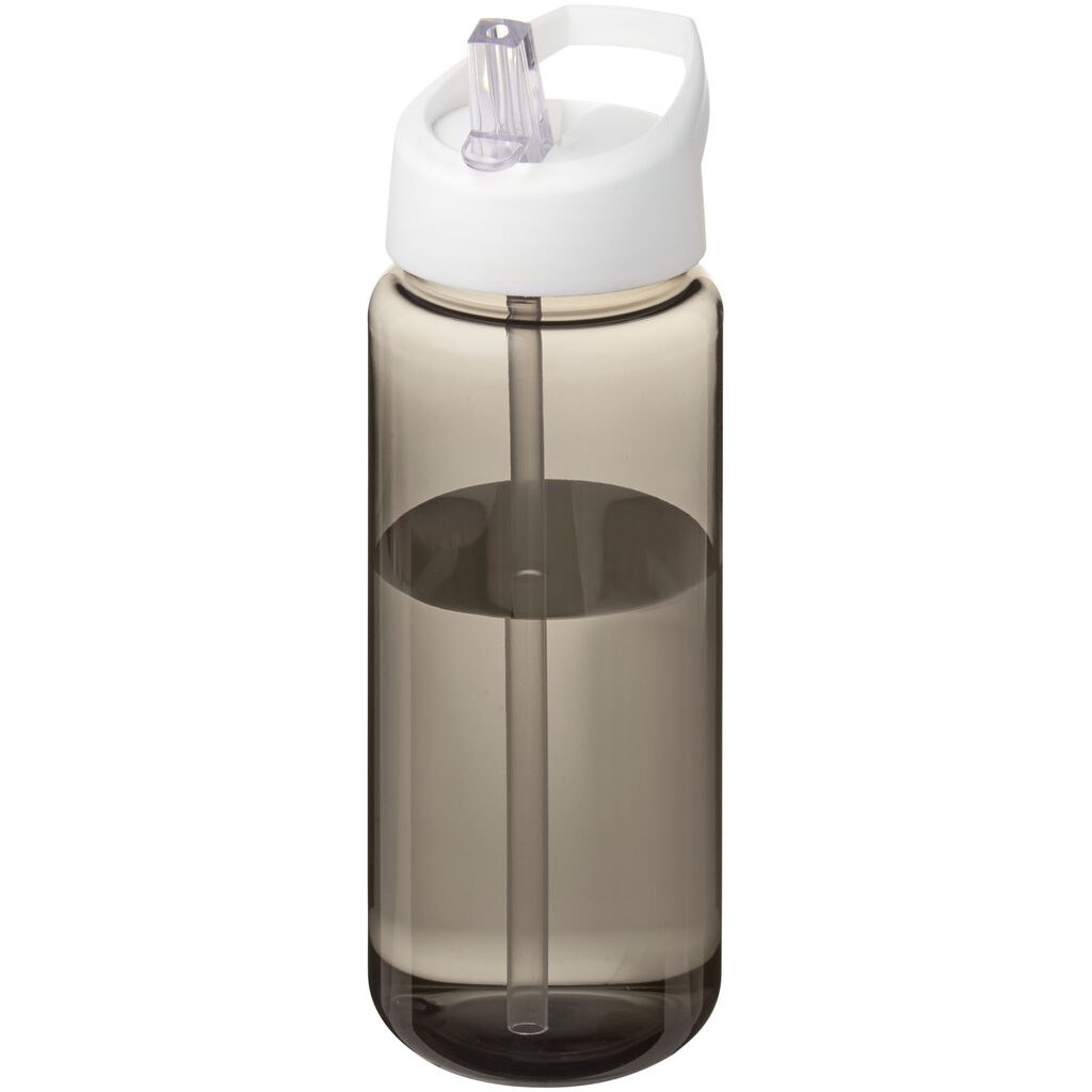 Бутылка спортивная H2O Active Octave Tritan темно-серый, белый - 21044600- Фото №1
