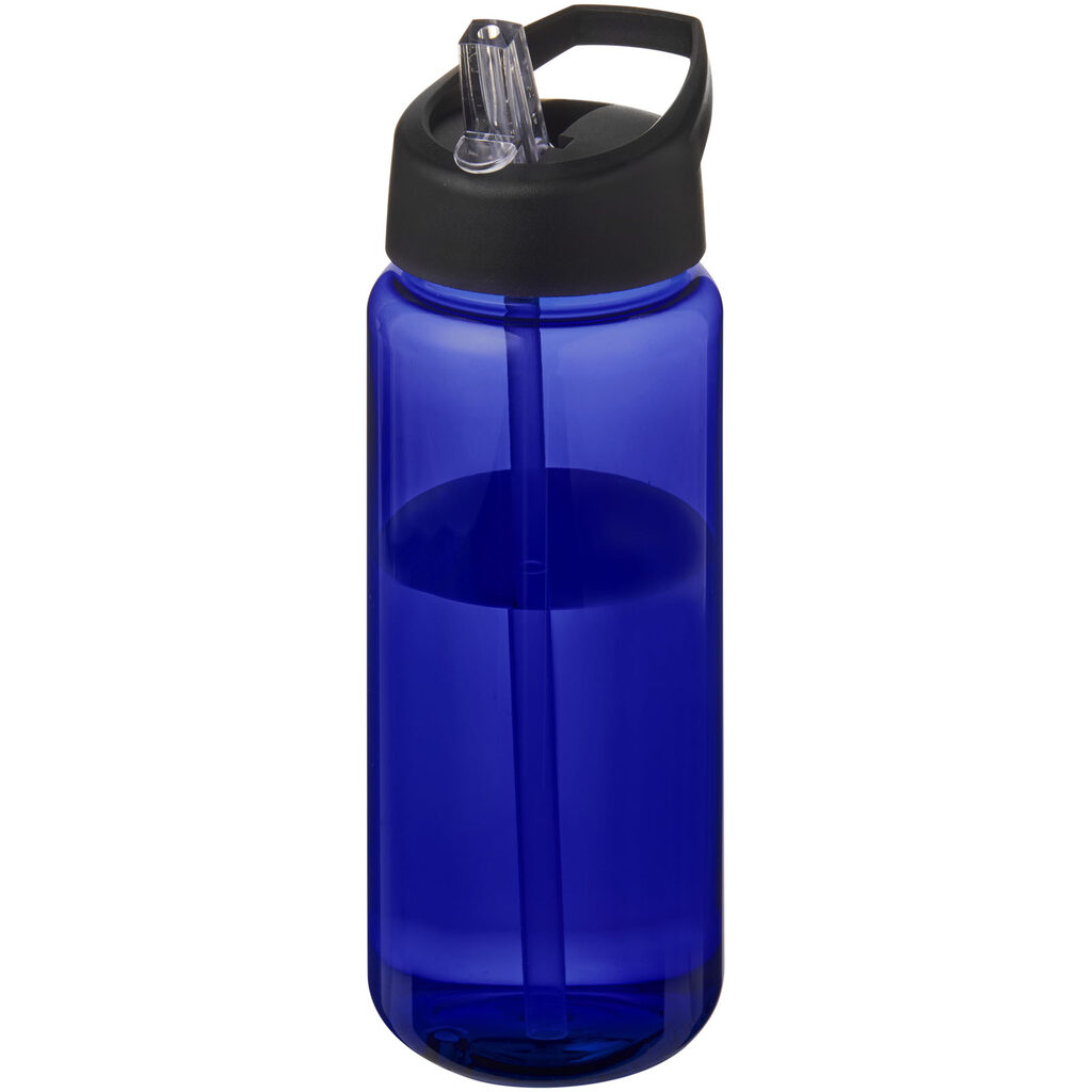 Пляшка спортивна H2O Active Octave Tritan синій, суцільний чорний - 21044605- Фото №1