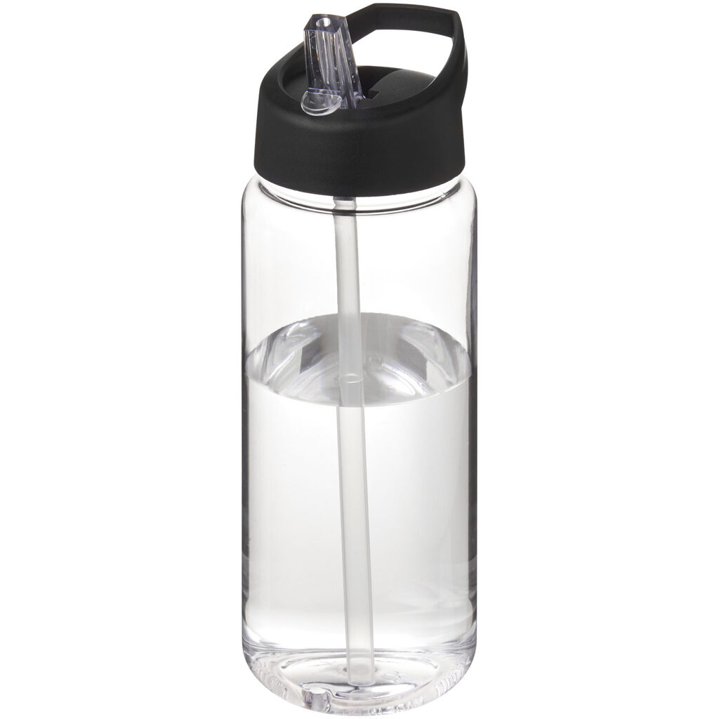 Бутылка спортивная H2O Active Octave Tritan прозрачный, сплошной черный - 21044608- Фото №1