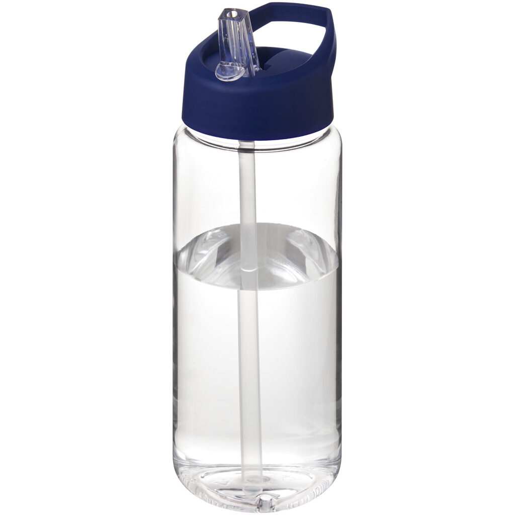 Пляшка спортивна H2O Active Octave Tritan прозорий, синій - 21044609- Фото №1