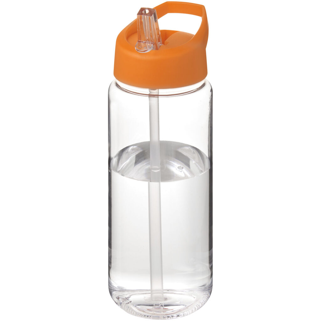 Бутылка спортивная H2O Active Octave Tritan прозрачный, оранжевый - 21044611- Фото №1