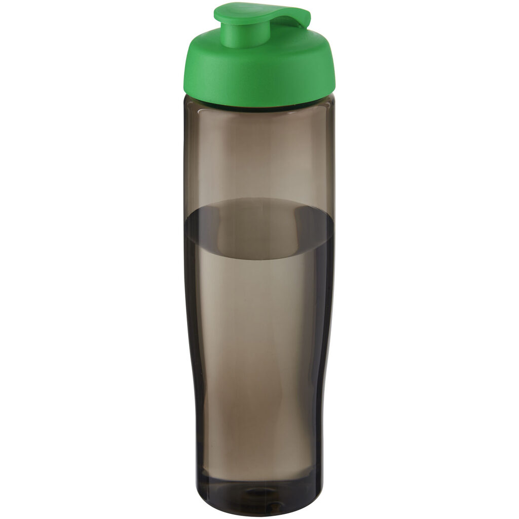 Спортивная бутылка H2O Active® Eco Tempo объемом 700 мл с откидывающейся крышкой зеленый, темно-серый - 21044861- Фото №1