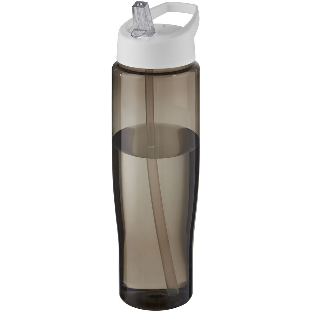 Спортивна пляшка H2O Active® Eco Tempo об'ємом 700 мл з кришкою-носиком білий, темно-сірий - 21044901- Фото №1