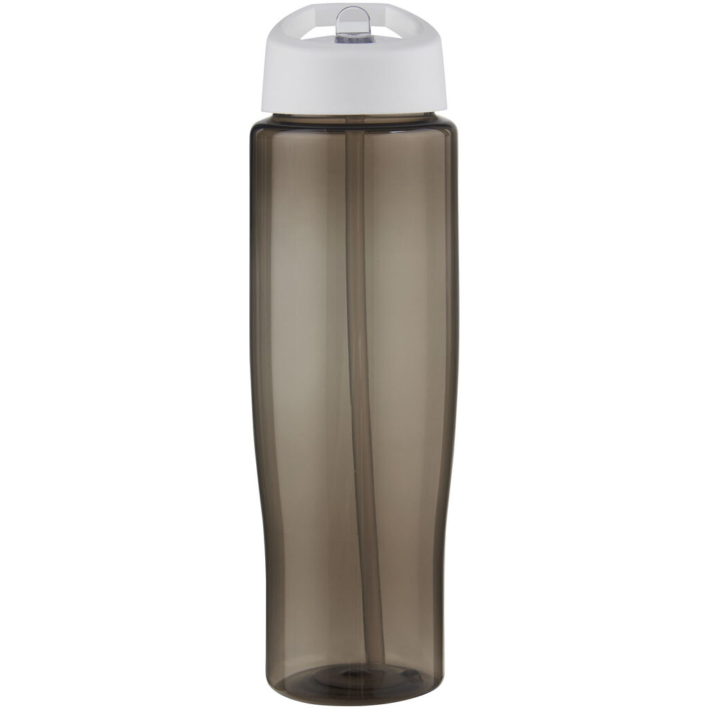 Спортивна пляшка H2O Active® Eco Tempo об'ємом 700 мл з кришкою-носиком білий, темно-сірий - 21044901- Фото №3