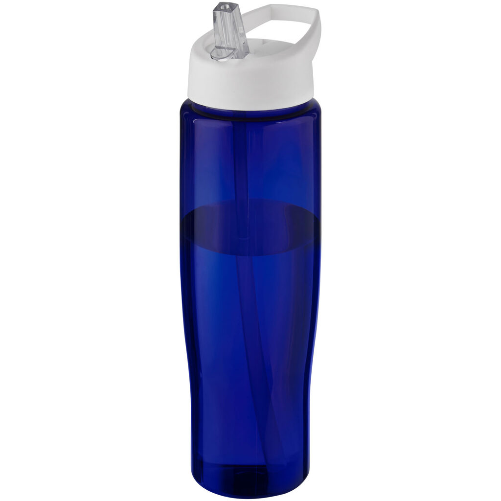 Спортивна пляшка H2O Active® Eco Tempo об'ємом 700 мл з кришкою-носиком білий, синій - 21044903- Фото №1