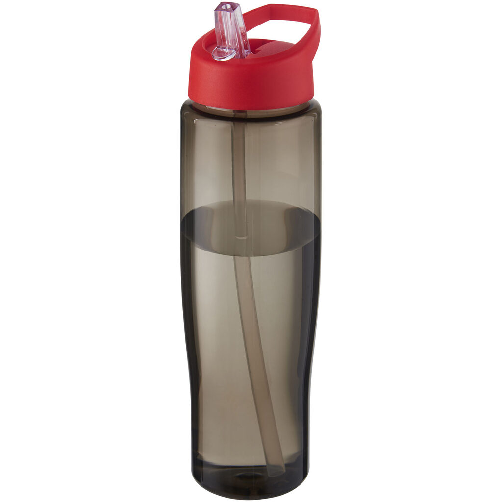 Спортивна пляшка H2O Active® Eco Tempo об'ємом 700 мл з кришкою-носиком червоний, темно-сірий - 21044921- Фото №1