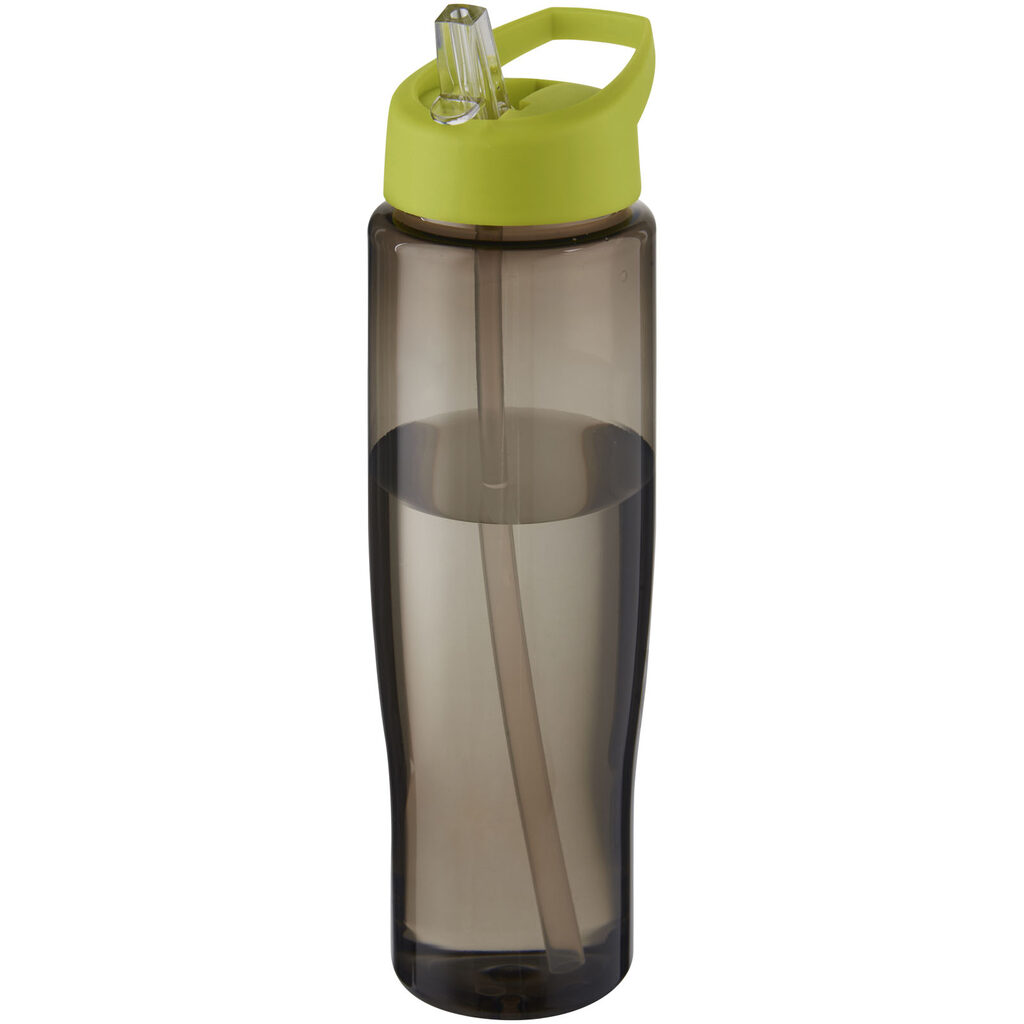 Спортивна пляшка H2O Active® Eco Tempo об'ємом 700 мл з кришкою-носиком лаймовий, темно-сірий - 21044963- Фото №1