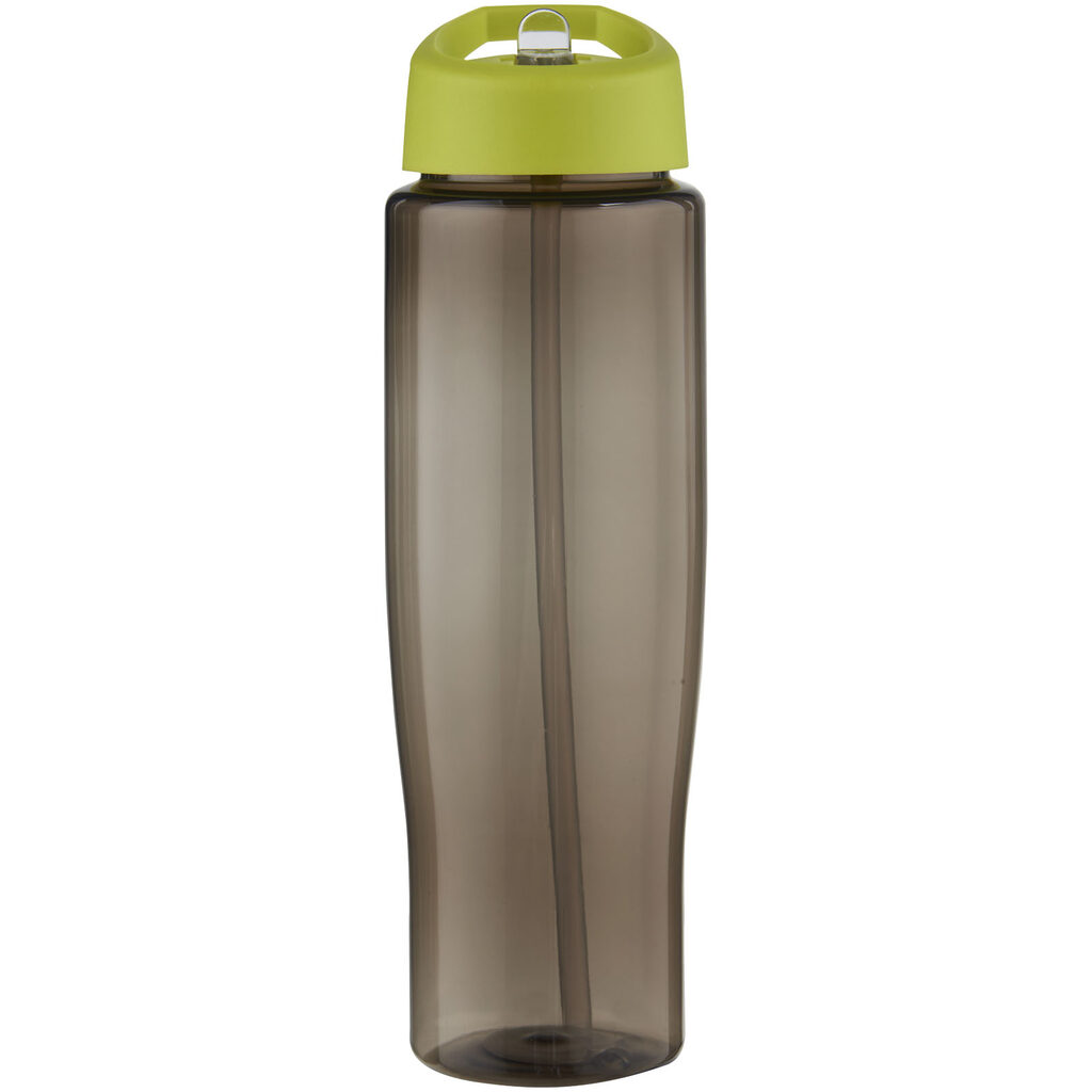 Спортивна пляшка H2O Active® Eco Tempo об'ємом 700 мл з кришкою-носиком лаймовий, темно-сірий - 21044963- Фото №3