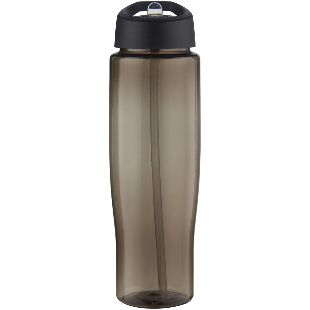 Спортивная бутылка H2O Active® Eco Tempo объемом 700 мл с крышкой-носиком сплошной черный, темно-серый - 21044990- Фото №3