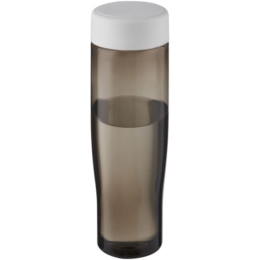 Бутылка для воды H2O Active® Eco Tempo объемом 700 мл с завинчивающейся крышкой белый, темно-серый - 21045001- Фото №1