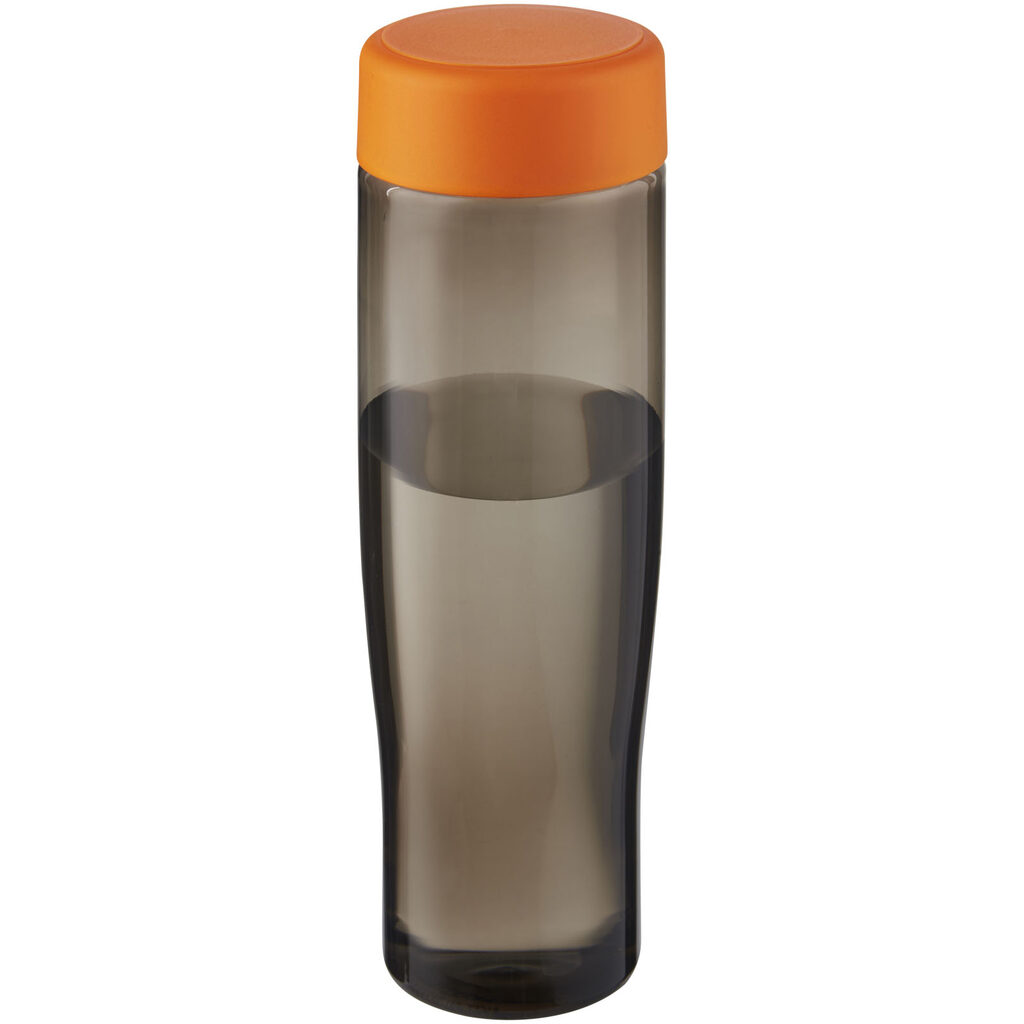 Бутылка для воды H2O Active® Eco Tempo объемом 700 мл с завинчивающейся крышкой оранжевый, темно-серый - 21045031- Фото №1