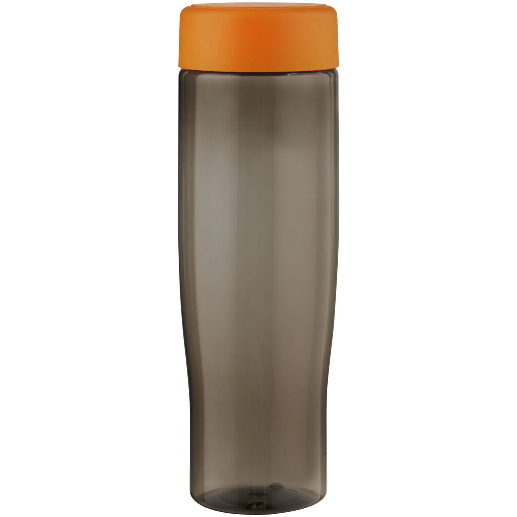 Бутылка для воды H2O Active® Eco Tempo объемом 700 мл с завинчивающейся крышкой оранжевый, темно-серый - 21045031- Фото №4